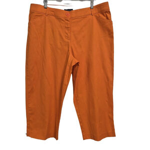 Women's Counterparts Capri Pants Size 16W Orange